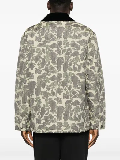 Carhartt Tapestry Chore Camo Duck Jacquard Jacket In Multi
