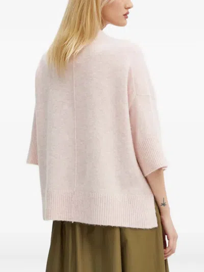 Day Birger Et Mikkelsen Selda V-neck Ribbed Sweater In Pink