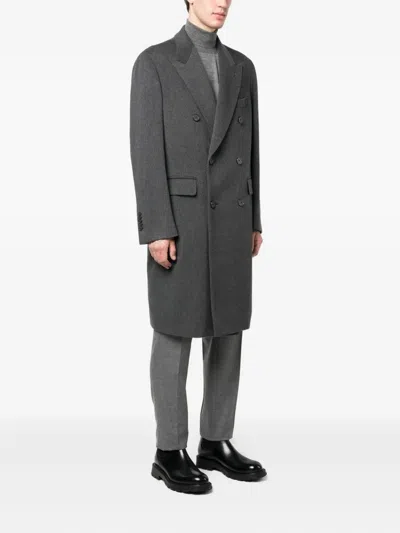 Tagliatore Double-breasted Coat In Animal Print