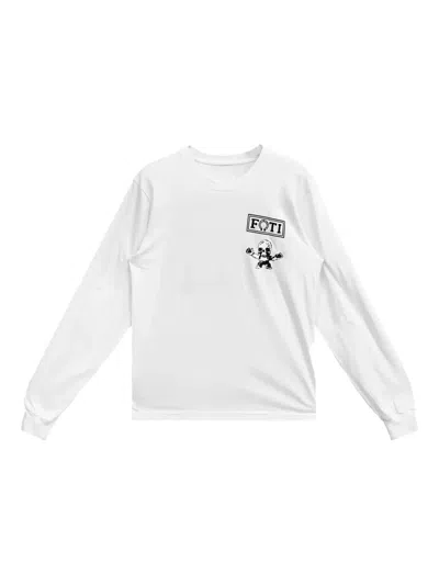 Chrome Hearts Long-sleeve Foti T-shirt In White