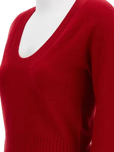 Simone Rocha Maglia In Cashmere In Red