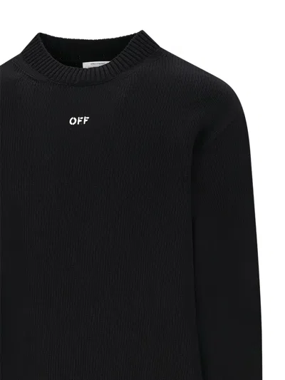 Off-white Printed Sweatshirt In Black