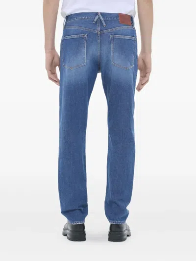 Cycle Regular Straight Leg Denim Jeans In Blue