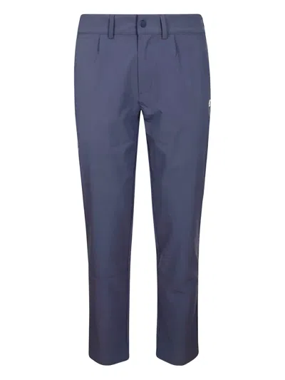 K-way Straight-leg Trousers In Blue