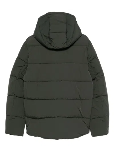 Ecoalf Hooded Puffer Jacket In Green