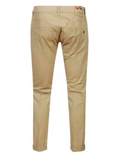 Dondup Five-pocket Button-fly Pants In Neutral