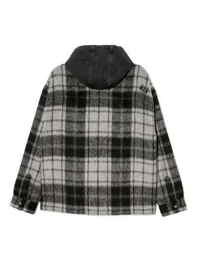 Izzue Checked Jacket In Black