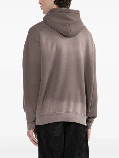 Izzue Bear-print Hoodie In Gray