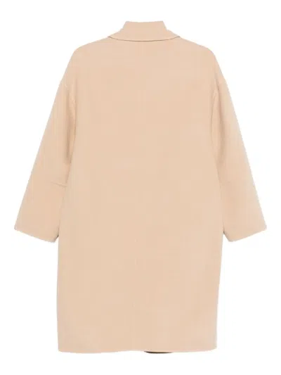 Eleventy Pocket Zip-front Coat In Neutral