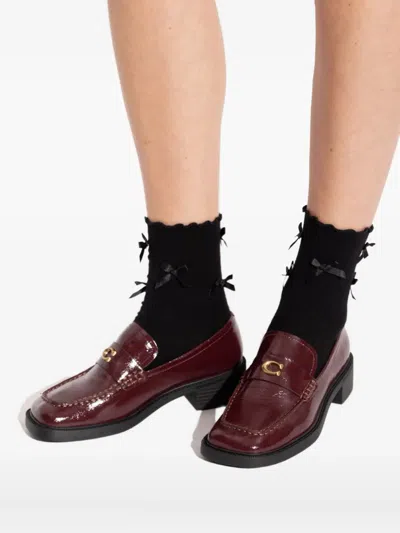 Coach 25mm Penny Loafers In Multi