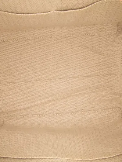 Pre-owned Hermes 2021-2025 Large Canvas Bride A Brac Case Vanity Bag In Orange