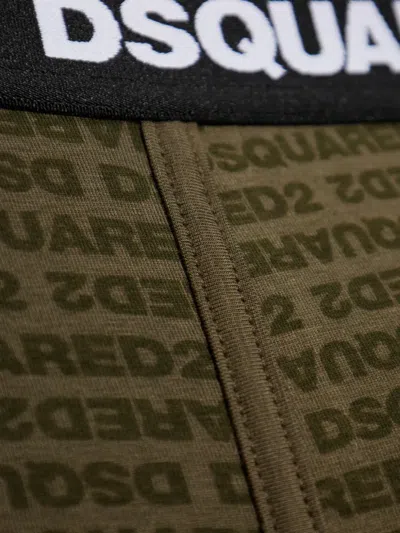 Dsquared2 Logo-pattern Boxers In Gray