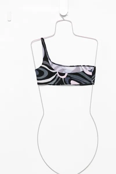 单肩比基尼上装