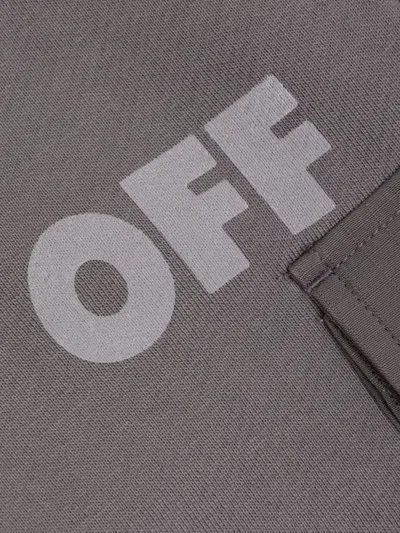 Off-white Cargo-pocket Trousers In Gray