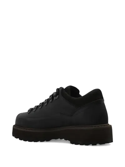 Diemme Cornaro Lace-up Platform Hiking Sneakers In Black