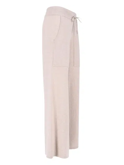Lisa Yang Drawstring Track Pants In Neutral