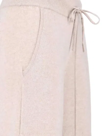 Lisa Yang Drawstring Track Pants In Neutral