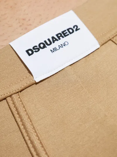 Dsquared2 Logo-patch Boxers In Neutral