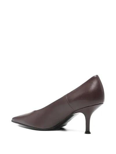 皮质中跟鞋（7.5厘米）