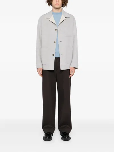 Lardini Wool Jacket In Gray