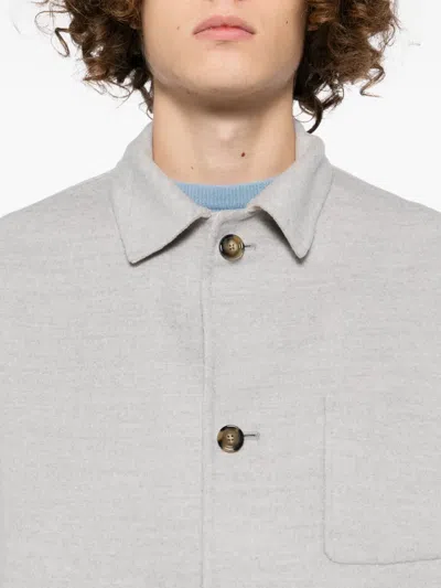 Lardini Wool Jacket In Gray