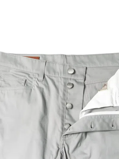 Pre-owned Hermes Cotton Pants In Gray