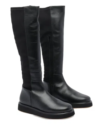 Paloma Barceló Platform Over-the-knee Boots In Black