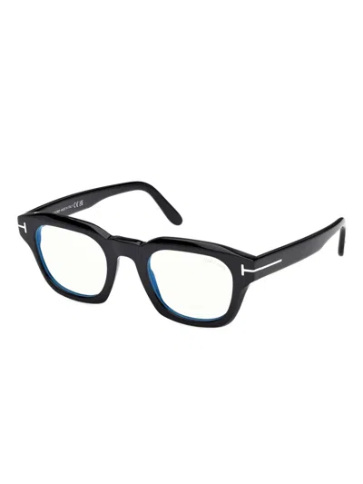 Tom Ford Eyewear Square Frame Glasses In Black