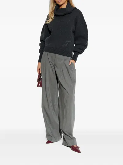 Jacquemus La Maille Pallone In Wool In Black