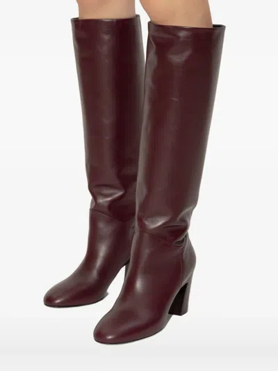 Dsquared2 85mm Twin Block-heel Boots In Brown
