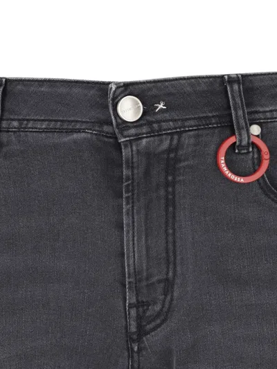 Sartoria Tramarossa Five-pocket Jeans In Black