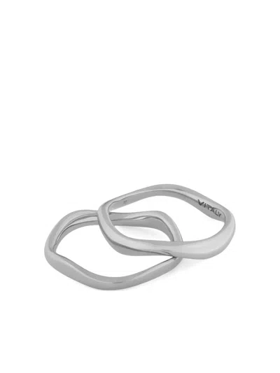 Vitaly Stainless Steel Ring In Silver