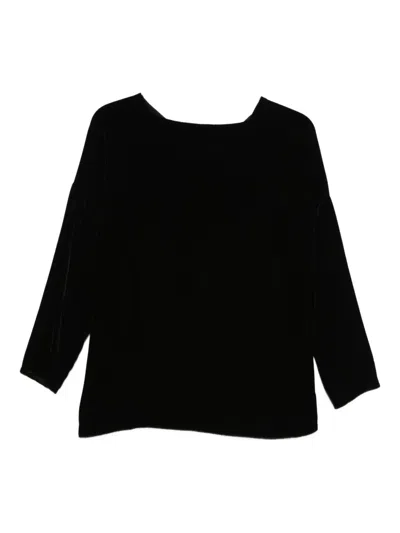 Antonelli V-neck T-shirt In Black