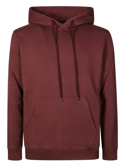 Dondup Relaxed Fit Black Crew Neck Sweatshirt In Red