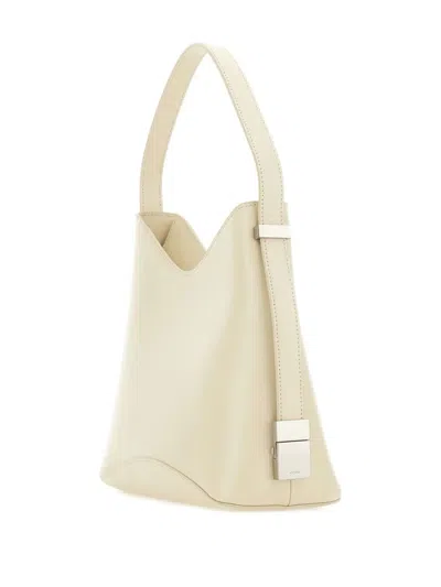 Osoi Top-handle Zip Shoulder Bag In Neutral