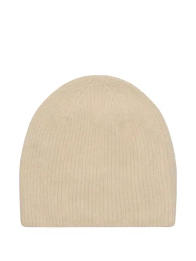 Loulou De Saison Flyn Beanie Woman Ivory In Neutral