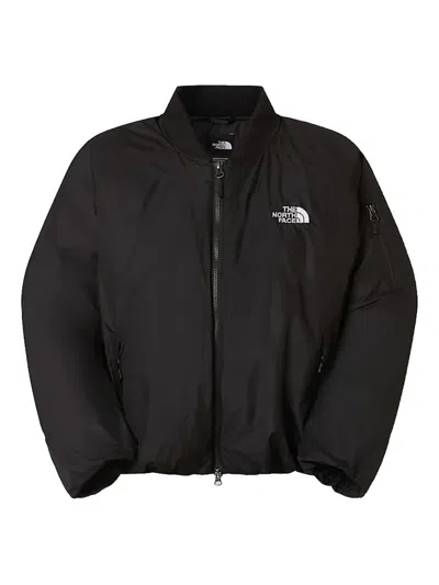 The North Face Black Leather Pack Insulated Jacket In Black
