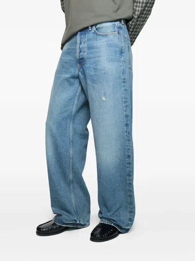 Acne Studios Cotton Jeans In Blue