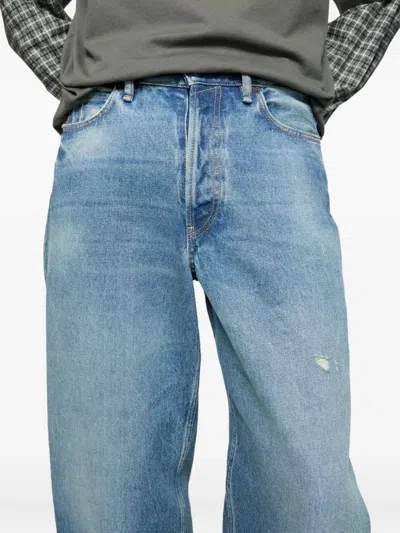 Acne Studios Cotton Jeans In Blue