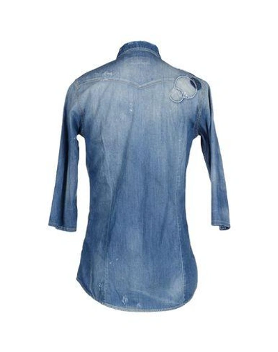 Shop Dsquared2 Denim Shirt In Blue