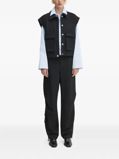 Won Hundred Mens Blue Stripe Fernanda Stripe Cotton Shirt In Blue