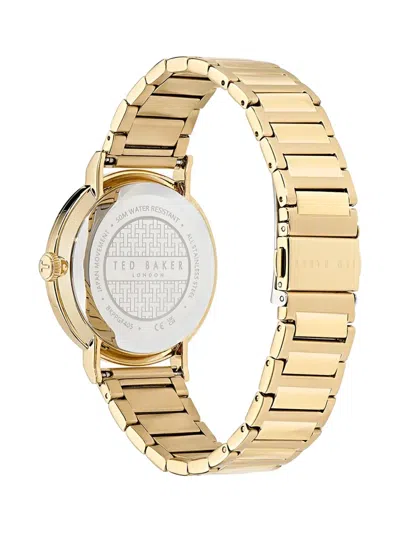 Ted Baker Stainless Steel 40mm In Gold