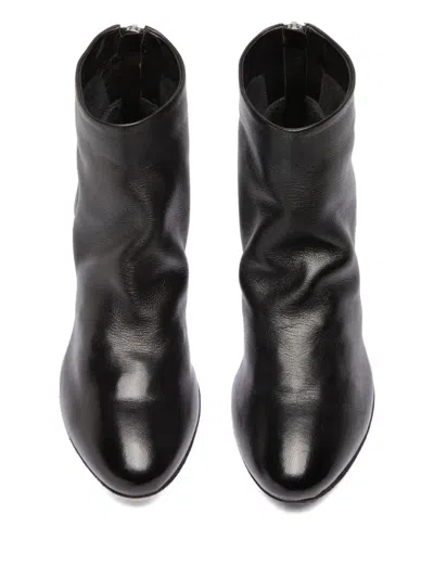 Officine Creative Zip Leather Boots In Black