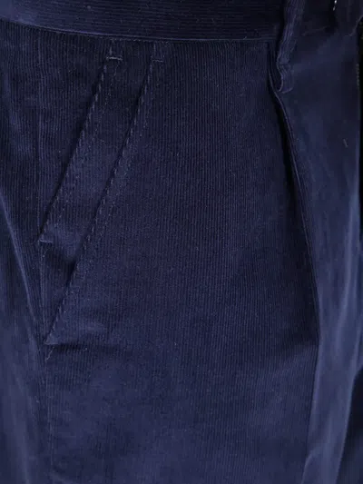 Paul Smith Mens Pleated Trouser In Blue