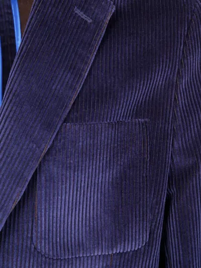 Paul Smith Mens Double Breast Blazer In Blue