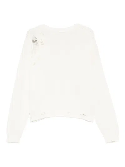 Area Crystal-embellished Cotton And Cashmere Cardigan In Neutral