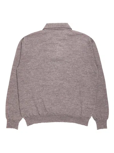 Magliano Half-zip Sweater In Purple