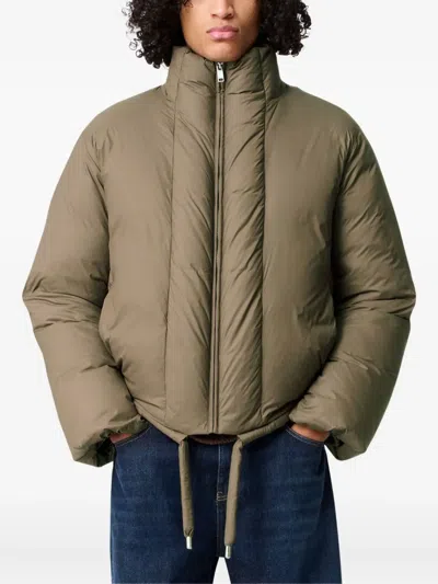 Axel Arigato Lunar Puffer Jacket In Green