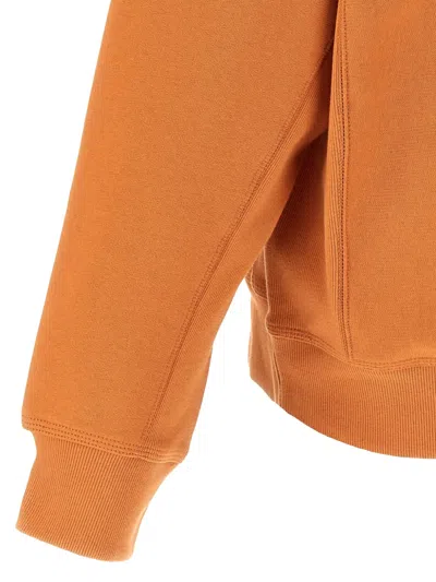 Carhartt Hoodie With American Script Design In Orange