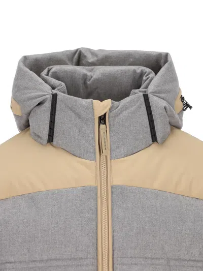 Bogner Wali-d Panelled Hooded Ski Jacket In Gray